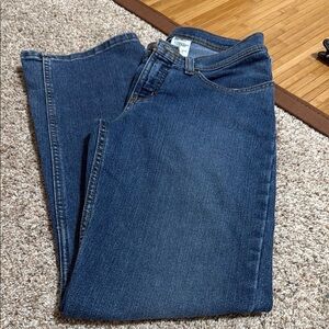 Cruel Girl Blue Denim Jeans with Brass Accents